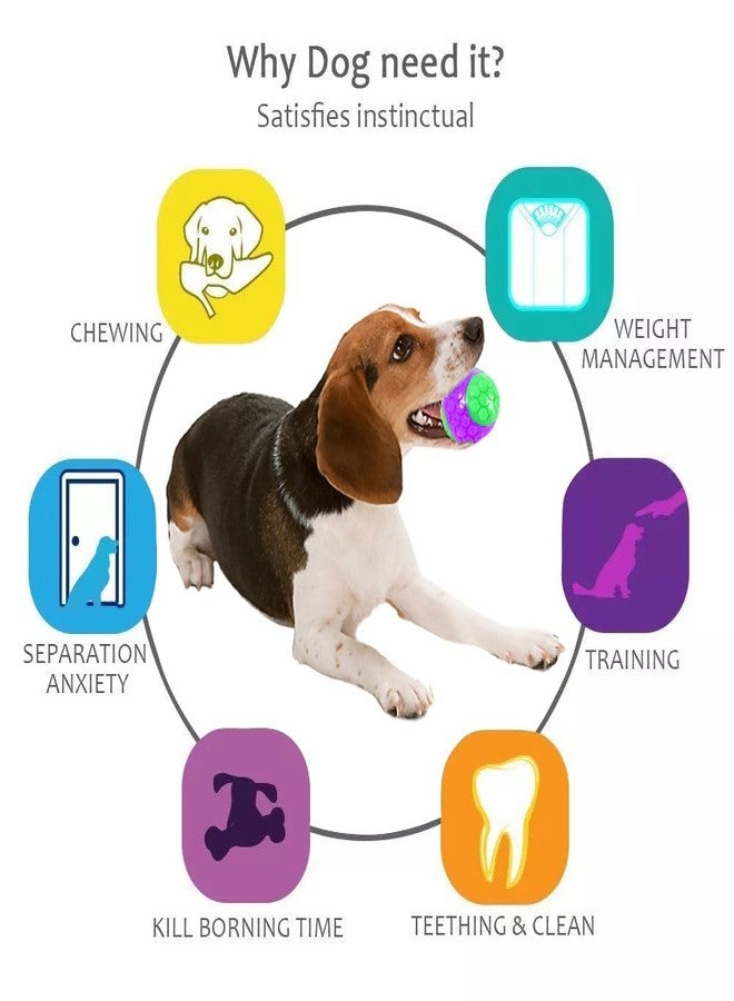 Sage Square Squeak 'n Play Dog Ball Toy - Interactive & Durable Chew Toy for Hours of Fun - Squeaky Sound - Ideal for Small to Large Dog - Image 3